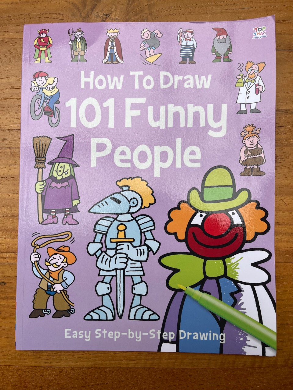 How to Draw 101 Funny People Easy Step-by-step Drawing
